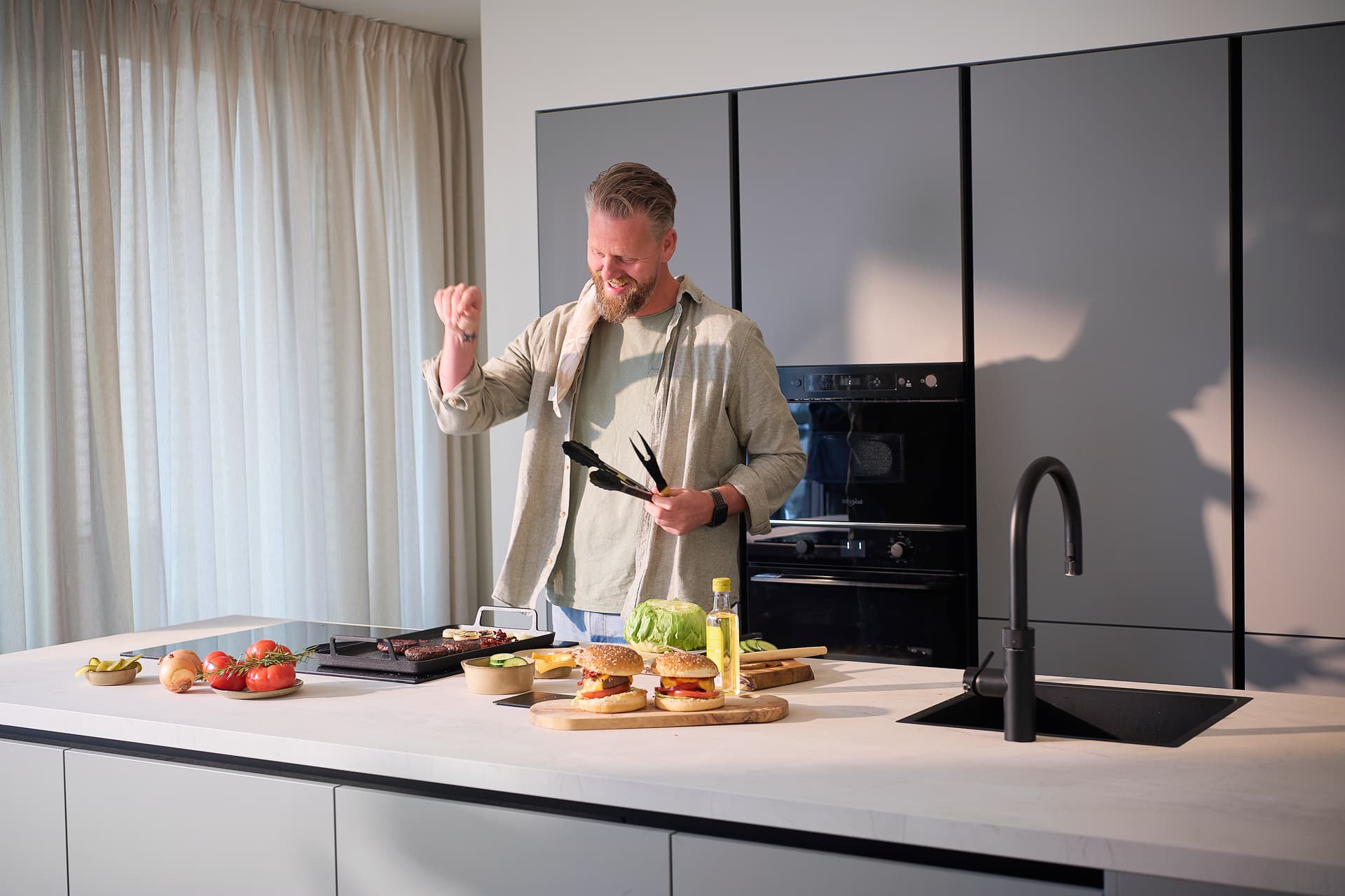 Koken in keuken