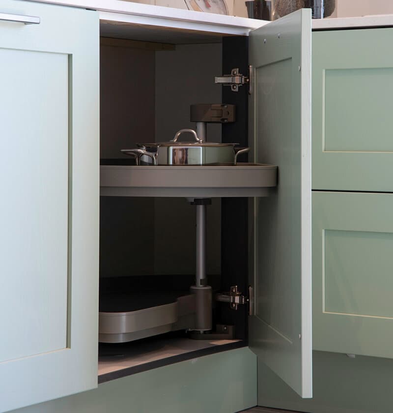 Hoekkast in keuken