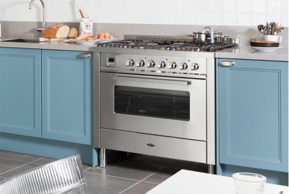 Inspiratie landelijke keuken fornuis