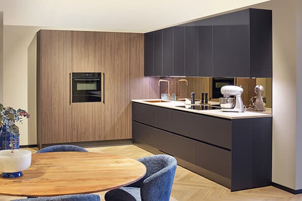 Gemixte fronten in keuken