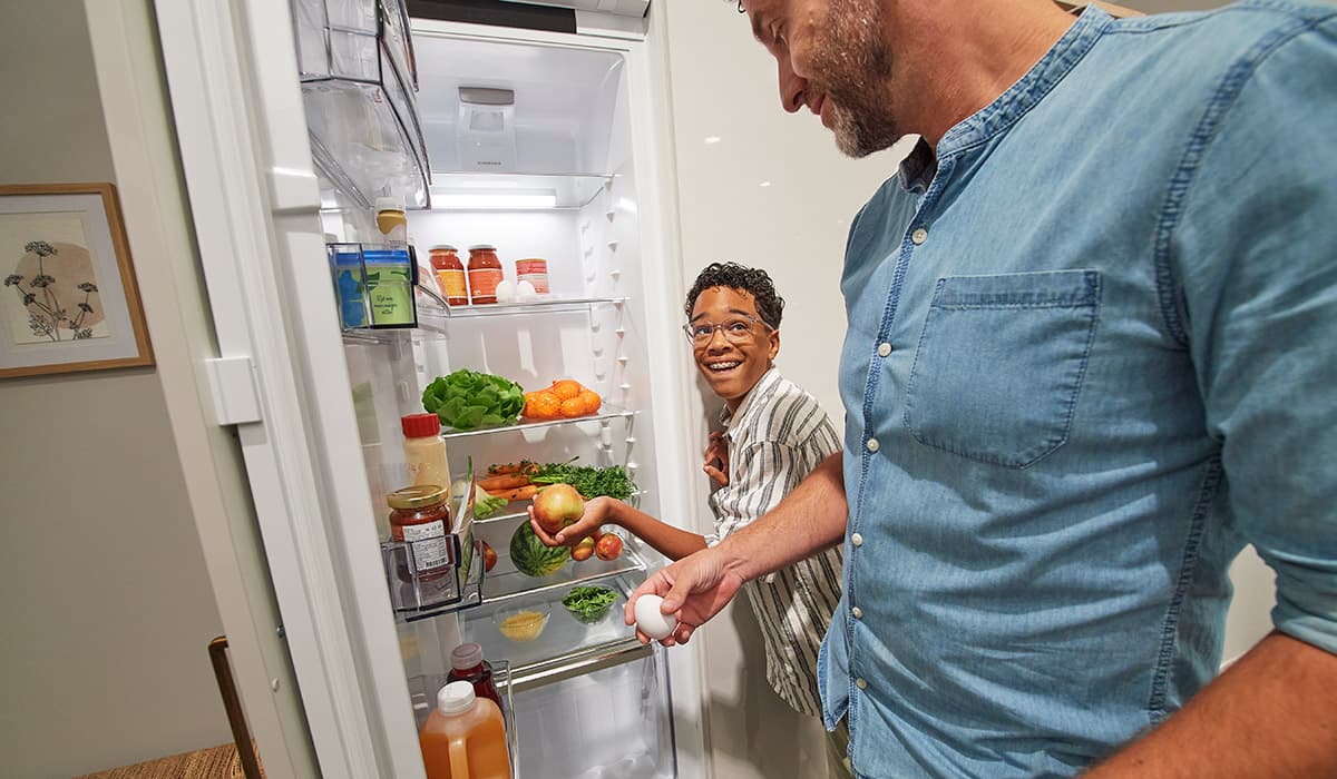 Whirlpool koelkast in de keuken