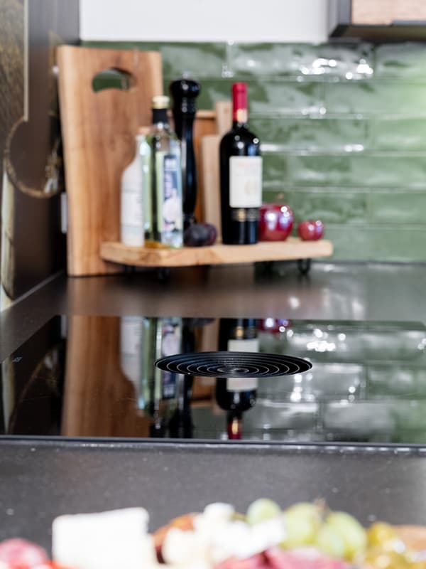 Bora kookplaat in de keuken