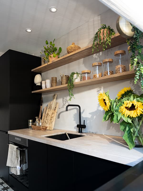 Werkblad in de keuken