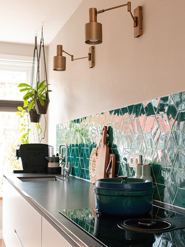 Werkblad in de keuken