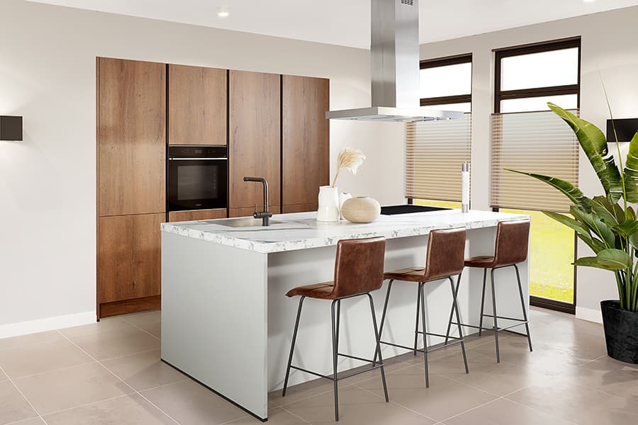 Greeploze keuken met kookeiland