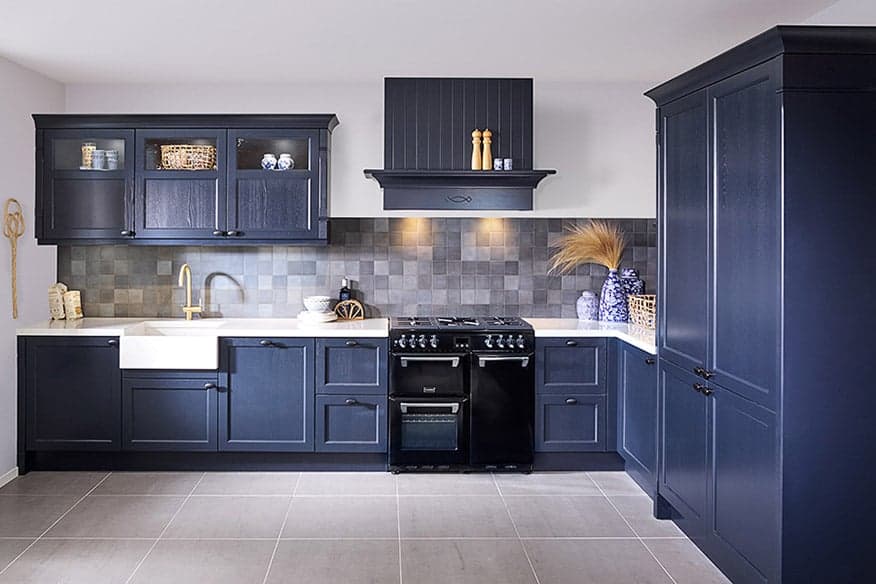Blauwe keuken