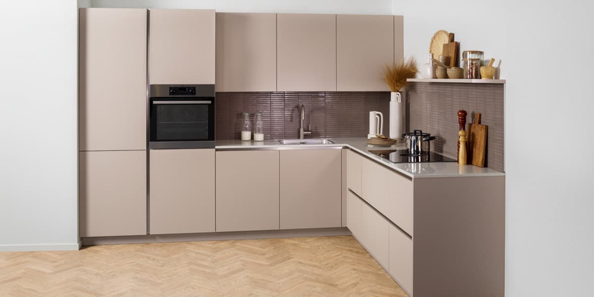 Beige keuken